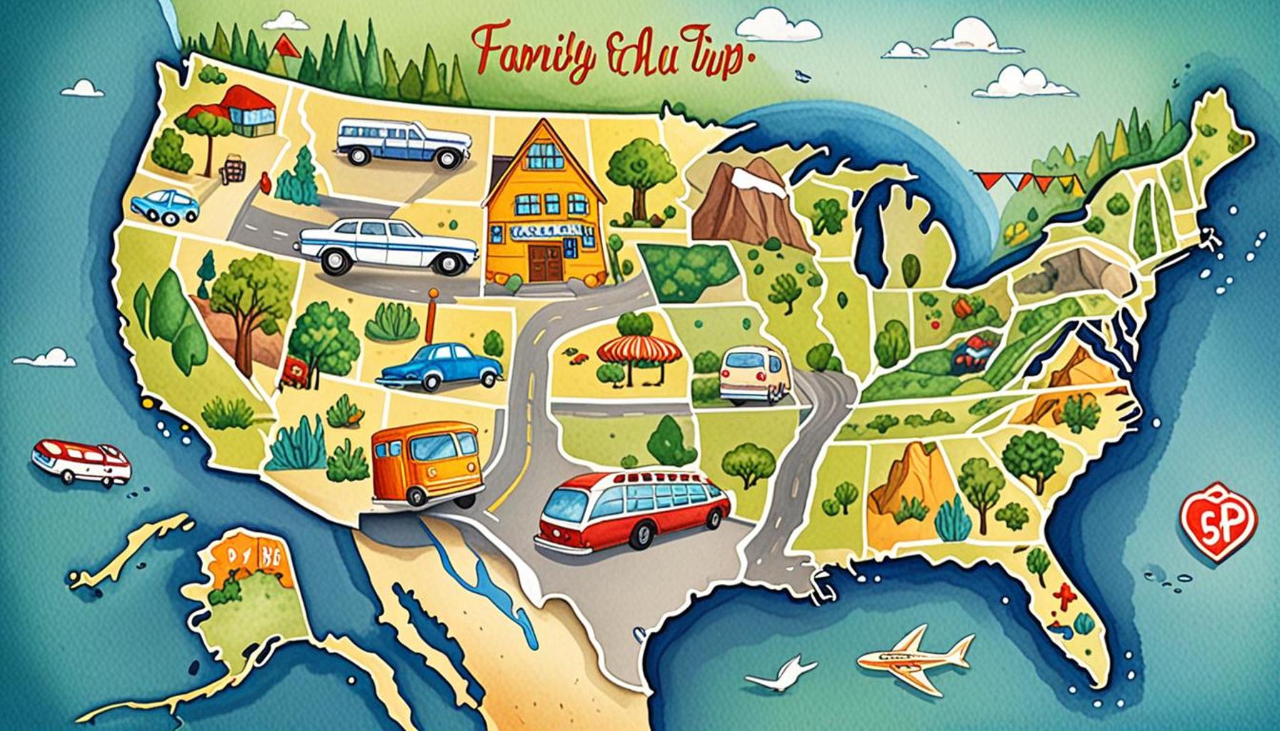 Family Road Trips: Scenic Routes and Must-See Stops Across America
